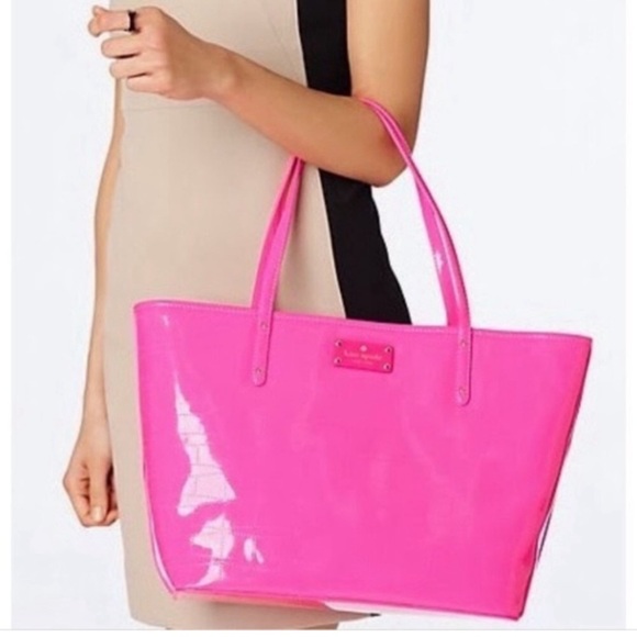 KATE SPADE Harmony Metro Tote Bag In Hot Pink - Picture 9 of 10